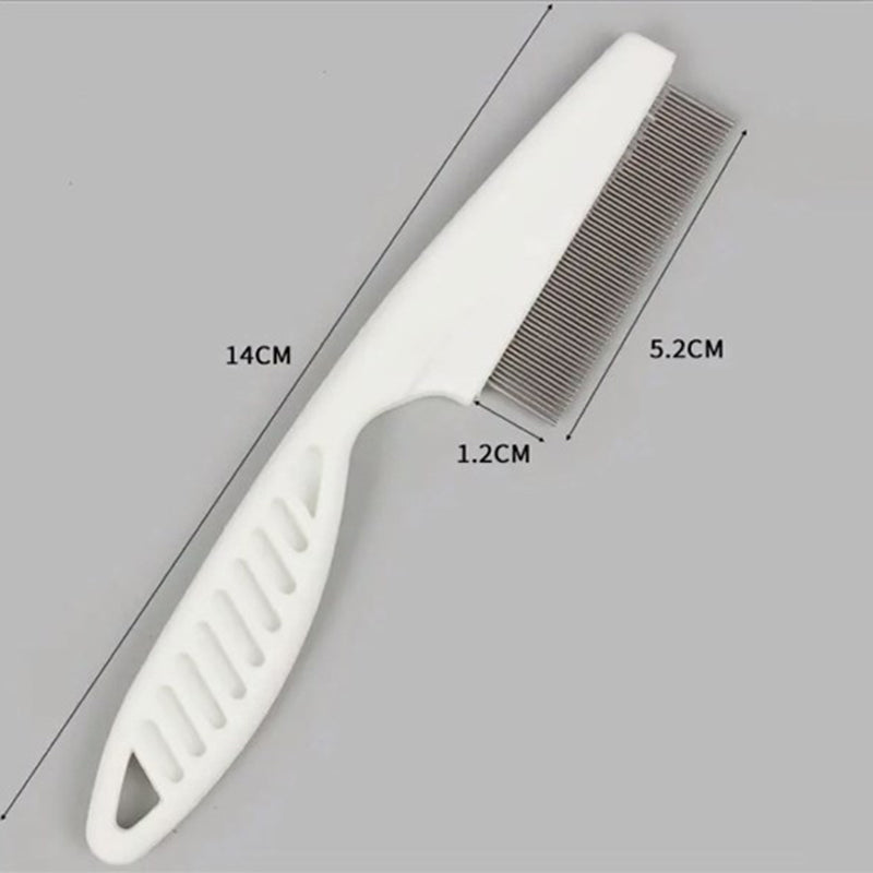 Pet Flea Comb Dog and Cat Cleaning Comb Stainless Steel Remove Flea Comb